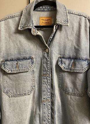 Джинсова сорочка pull&bear 2
