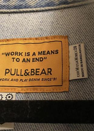 Джинсова сорочка pull&bear 5