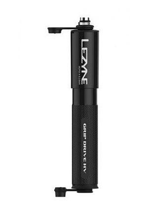 Ручной насос lezyne grip drive hv черный