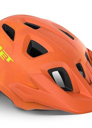Шлем велосипедный met echo ce orange rust matt