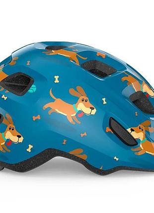 Шолом велосипедний met hooray ce blue teckel/glossy