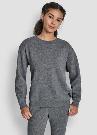 Женский свитшот dkny на флисе