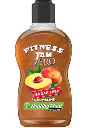 Фитнес джем power pro fitness jam zero sugar free, 200 грам - персик с карнитином