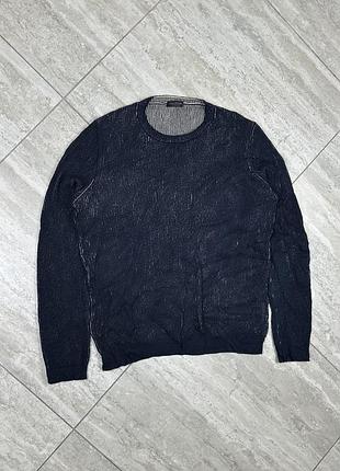 Phil petter men’s sweater long sleeve navy size l кофта світер