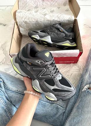 Кросівки new balance 9060 dark grey green cordura 💧 вологозахист 💧 арт 4111