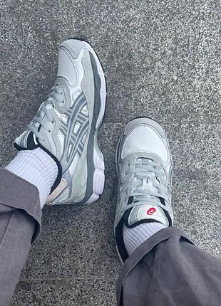 Кроссовки asics gel-nyc gore-tex grey/beige