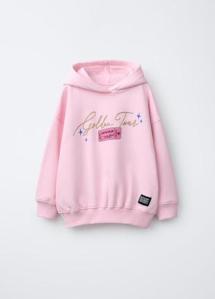 Рожеве толстовка zara s, m ( або 13-14 років