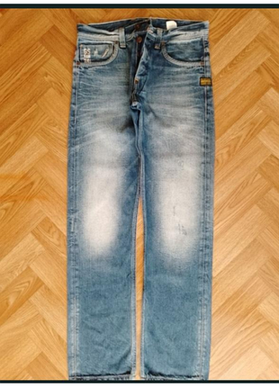 Оригинальные мужские джинсы g-star raw, культовая модель 3301 (оригинал), сзади с карманом на молнии. размер на бирке: w31, l32. состояние идеальное .