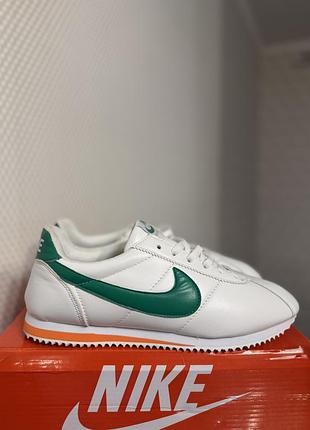 Кросівки чоловічі nike cortez white/green 44 розмір, 27 см
