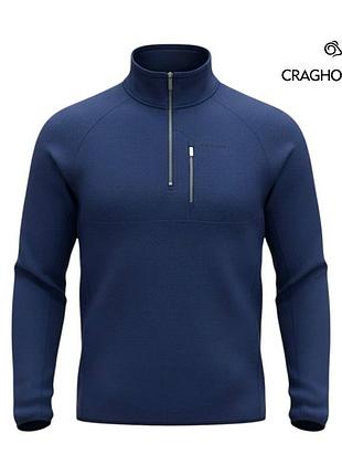 Оригинальная мужская термо кофта craghoppers 1/3 zip размер м синяя  мужской зип лонгслив рашгард лонг спортивная мужское белье термокофта реглан а1