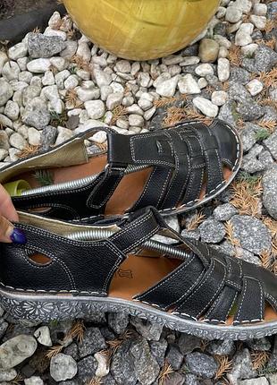Шкіряні босоніжки loretta 👡40-25,5см! 6