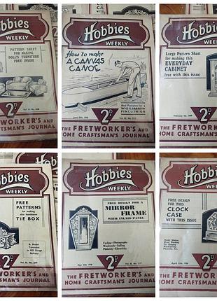 Винтажные журналы hobbies weekly 1936 года великобритания