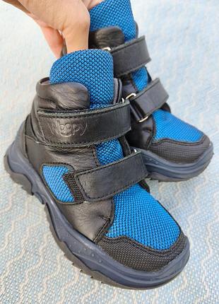 Черевики для хлопчиків woopy orthopedic демісезонні синьо-чорні 27 розмір