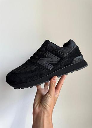 Кроссовки new balance 574 black 7