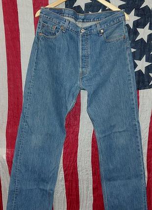 Джинси чоловічі levi's 501 класичні сині