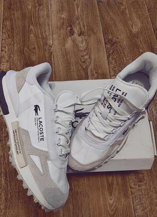Кросівки чоловічі lacoste білі, 42 розмір, устілка 27.5 см