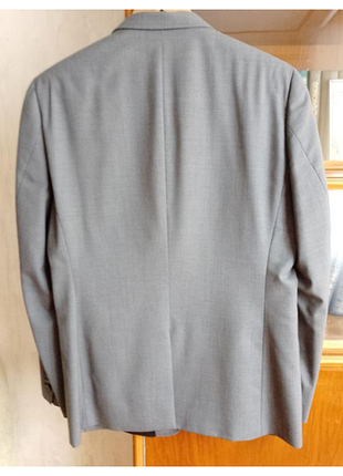 Мужской классический костюм matinique (дания), полушерсть. размер: 52 (xl). цвет: влажный асфальт. в подарок: фирменный чехол для одежды soul&city. 3
