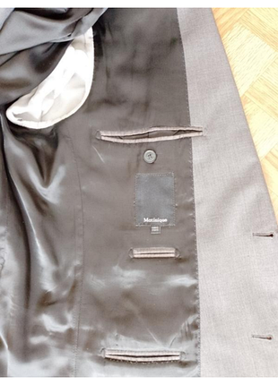 Мужской классический костюм matinique (дания), полушерсть. размер: 52 (xl). цвет: влажный асфальт. в подарок: фирменный чехол для одежды soul&city. 4