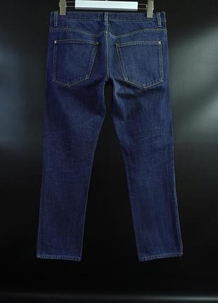 Чоловічі преміум джинси класу люкс оригінал acne studios max raw slim straight leg jeans w34 dark wash