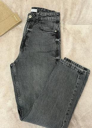 Джинси жіночі zara mom сірі