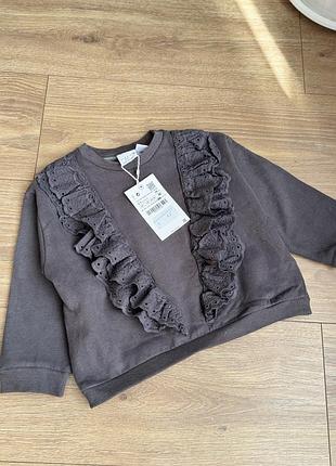 Кофта для дівчинки zara тепла 2