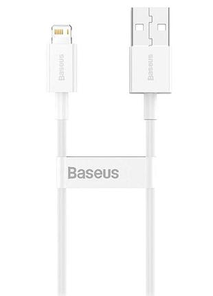 Дата кабель baseus superior series fast charging lightning cable 2.4a (0.25m) (calys)