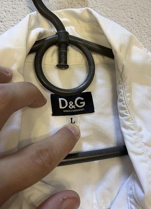 Сорочка чоловіча dolce & gabbana біла 2