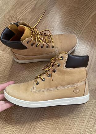 Осінні черевики із натуральної шкіри timberland 24 см устілка