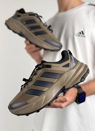 Чоловічі кросівки adidas terrex freehiker sl gtx tan black