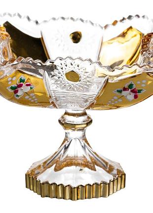 Цукерниця скляна crystal 12 см yiwu hp-34-139