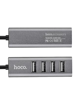 Usb-хаб hoco hb1 4usb line machine - tarnish 2