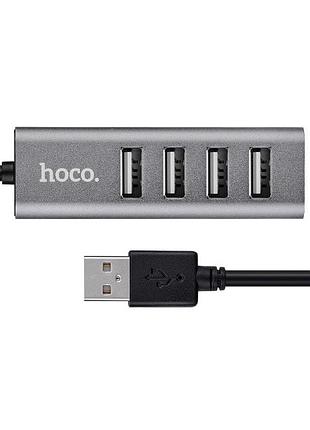 Usb-хаб hoco hb1 4usb line machine - tarnish 3