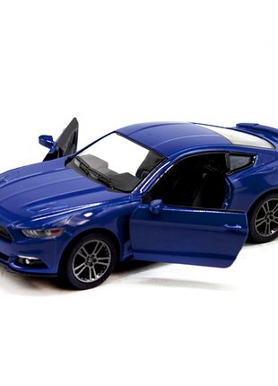 Колекційна іграшкова машинка ford mustang gt kt5386w інерційна blue