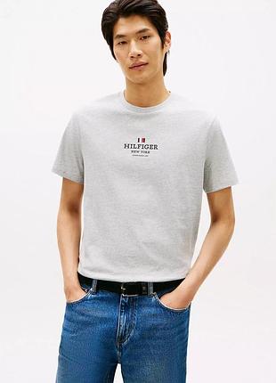 Мужская футболка tommy hilfiger с логотипом