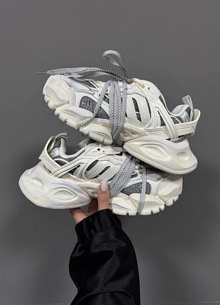 Кроссовки adidas xlg runner dirty white / silver premium