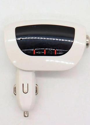 Bluetooth аудио модуль в машину mod. h21 bt, трансмиттер в прикуриватель, fm блютуз трансмитер qd-20 10