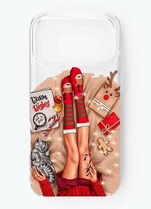 Чохол на iphone 17 pro max зимові ніжки (принт 187)
