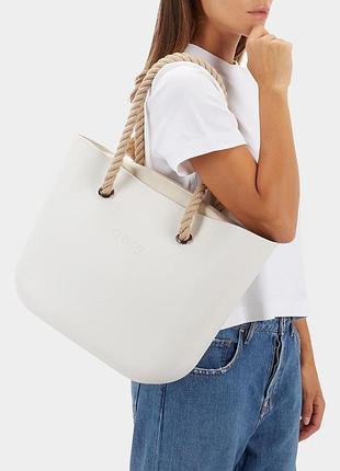 Сумка жіноча o bag classic біла / молочна