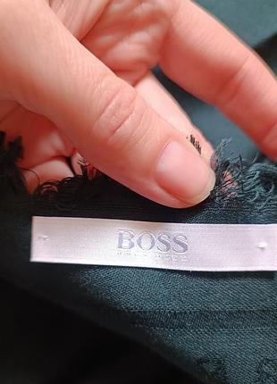 Платок джакард монограмма от hugo boss. 4