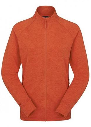 Куртка флисовая женская rab nexus full-zip stretch fleece red grapefruit