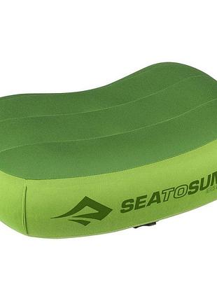 Подушка надувная sea to summit aeros premium pillow reg lime