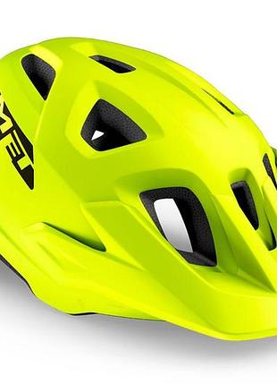 Шолом велосипедний met echo ce lime green matt