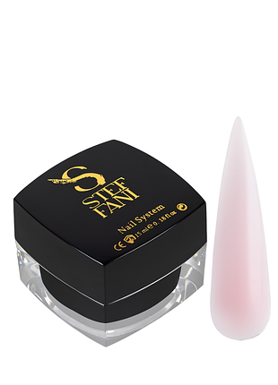 Гель для наращивания ногтей моделирующий steffani builder gel 15 мл, 05 светлый розовый daily skin care
