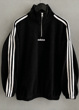 Флисовый свитшот adidas zip fleece флиска адидас