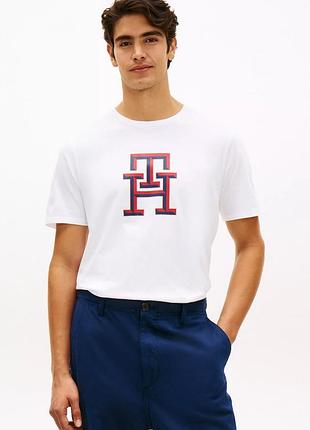 Чоловіча футболка tommy hilfiger з логотипом