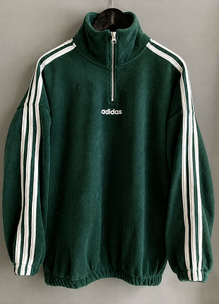 Флисовый свитшот adidas zip fleece флиска адидас