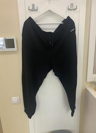Жіночі спортивні штани h&m чорні утеплені xl