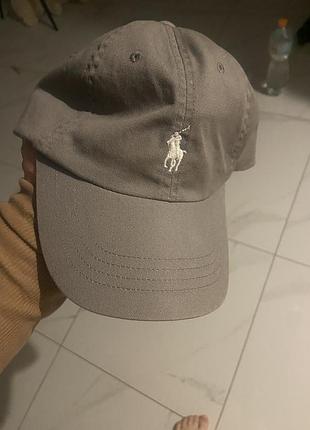 Кепка polo сіра