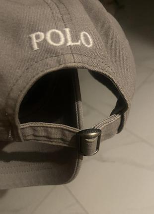 Кепка polo сіра 2