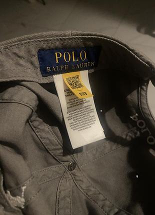 Кепка polo сіра 3